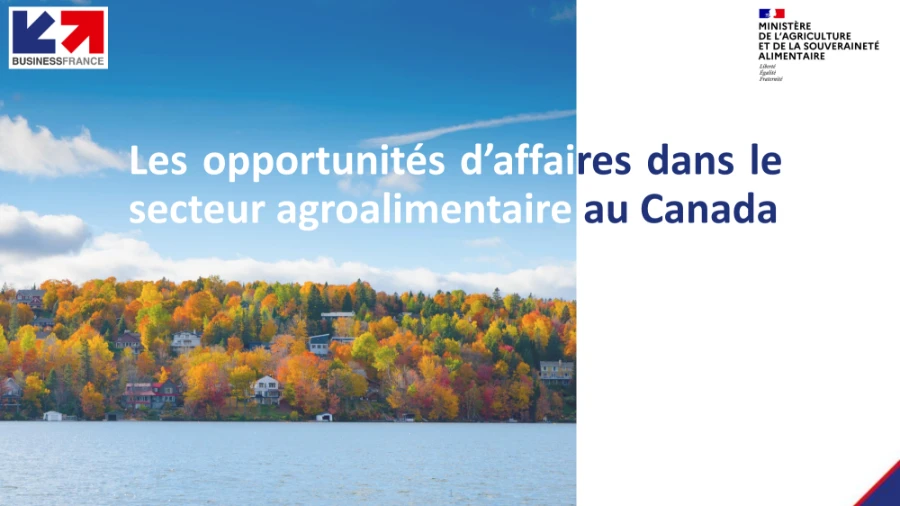 Opportunit S D Affaires Dans Le Secteur Agroalimentaire Au Canada Team France Export